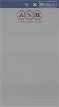 Mobile Screenshot of anbpackaging.com